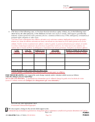 Form CC-DR-007BLF Petition to Modify Custody/Visitation (Child Access) - Maryland (English/French), Page 3