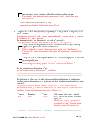 Form CC-GN-042BLF Petition by Standby Guardian (Judicial Appointment) - Maryland (English/French), Page 8