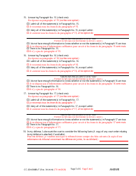 Form CC-GN-004BLF Answer to Petition for Guardianship of Alleged Disabled Person - Maryland (English/French), Page 5