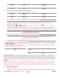 Form CC-DC-013BLF Petition for Emergency Evaluation - Maryland (English/French), Page 2