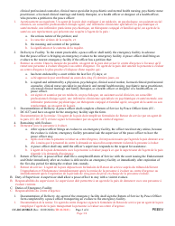 Form CC-DC-013BLF Petition for Emergency Evaluation - Maryland (English/French), Page 3