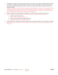 Form CC-DC-013BLF Petition for Emergency Evaluation - Maryland (English/French), Page 4