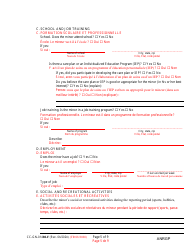 Form CC-GN-014BLF Annual Report of Guardian of a Minor - Maryland (English/French), Page 5