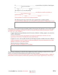 Form CC-GN-043BLF Petition by Parent (Appointment of Standby Guardian) - Maryland (English/French), Page 10