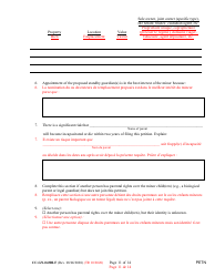 Form CC-GN-043BLF Petition by Parent (Appointment of Standby Guardian) - Maryland (English/French), Page 11