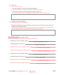 Form CC-GN-043BLF Petition by Parent (Appointment of Standby Guardian) - Maryland (English/French), Page 13