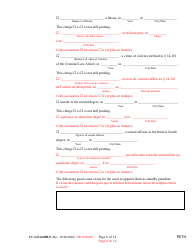 Form CC-GN-043BLF Petition by Parent (Appointment of Standby Guardian) - Maryland (English/French), Page 6