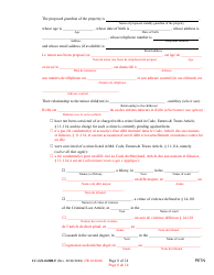 Form CC-GN-043BLF Petition by Parent (Appointment of Standby Guardian) - Maryland (English/French), Page 8