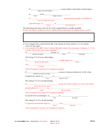 Form CC-GN-043BLF Petition by Parent (Appointment of Standby Guardian) - Maryland (English/French), Page 9