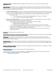 Amended Certificate - Limited Liability Partnership - Washington, Page 2
