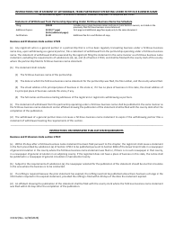 Form CC232 Statement of Withdrawal From Partnership Operating Under Fictitious Business Name - County of San Diego, California, Page 2