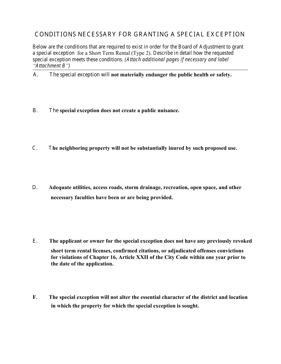 Request for a Special Exception to the San Antonio Board of Adjustment for a Short Term Rental (Type 2) - City of San Antonio, Texas, Page 3