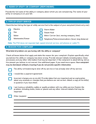 Formal Complaint - Printable Form - Pennsylvania, Page 2