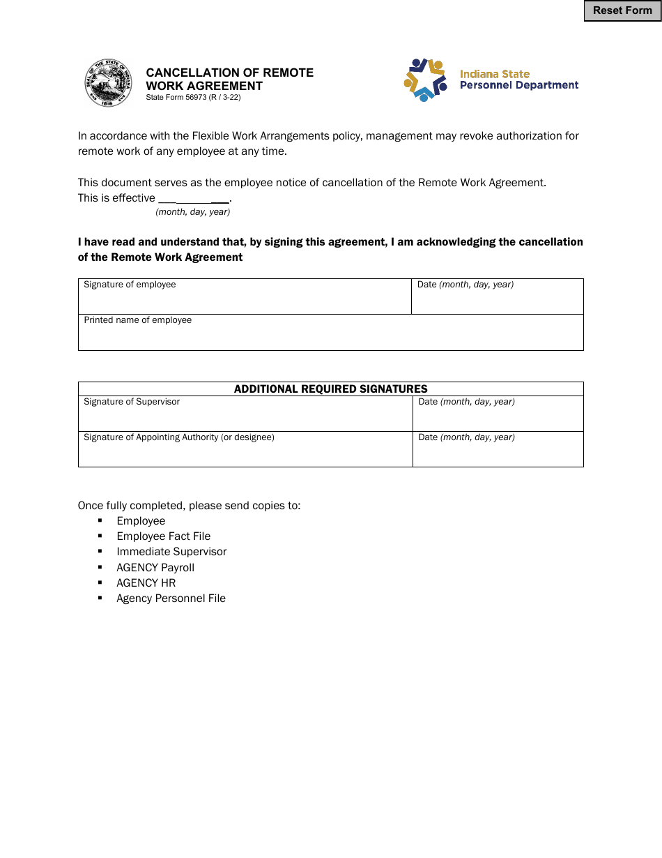 State Form 56973 Fill Out, Sign Online and Download Fillable PDF