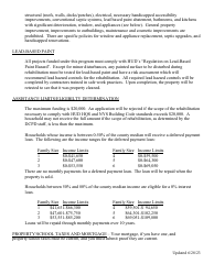 Senior Citizen Owner-Occupied Property Rehabilitation Program Application - Dutchess County, New York, Page 3