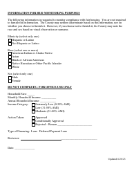 Senior Citizen Owner-Occupied Property Rehabilitation Program Application - Dutchess County, New York, Page 9