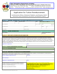 Application for Tuition Reimbursement - New Hampshire, Page 3