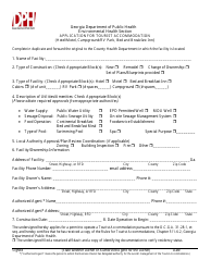 Georgia (United States) Application for Tourist Accommodation - Fill