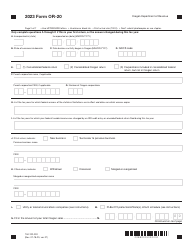 Form OR-20 (150-102-020) Oregon Corporation Excise Tax Return - Oregon, Page 2