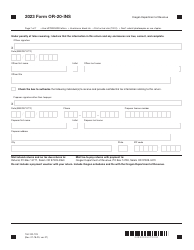 Form OR-20-INS (150-102-129) Oregon Insurance Excise Tax Return - Oregon, Page 7