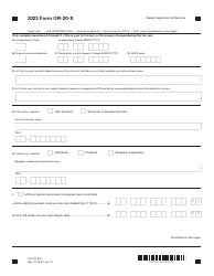 Form OR-20-S (150-102-025) Oregon S Corporation Tax Return - Oregon, Page 2