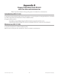 Instructions for Form OR-20-S, 150-102-025 Oregon S Corporation Tax Return - Oregon, Page 16