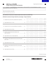 Document preview: Form OR-DRD (150-102-038) Oregon Dividends-Received Deduction - Oregon