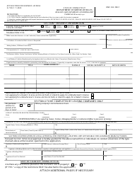Document preview: Form K-7 Application for Business License - Connecticut