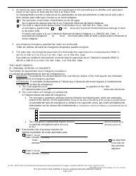 Form JN-1521 Letters of Guardianship and Dispositional Order Appointing an Emergency Guardian - Wisconsin (English/Spanish), Page 2