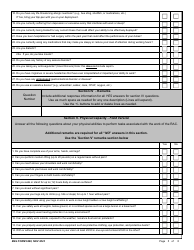 ENG Form 6290 Reemployed Annuitant Program (Rap) Medical Questionnaire - Field Version, Page 5