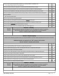 ENG Form 6291 Reemployed Annuitant Program (Rap) Medical Questionnaire - Office Only, Page 5
