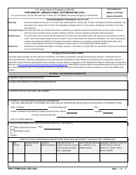 Document preview: ENG Form 6249 Preliminary Jurisdictional Determination (Pjd)