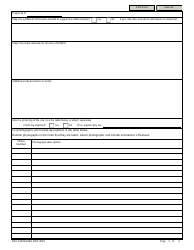 ENG Form 6250 Interim Draft Rapid Ordinary High Water Mark (Ohwm) Field Identification Data Sheet, Page 2