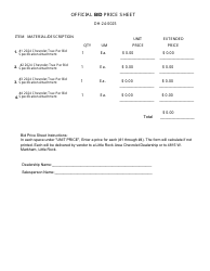 Form DH-24-0025 Bid Response Packet - 4 Chevrolet Trax Small Suv Vehicles Per Bid Specification Sheet - Arkansas, Page 3