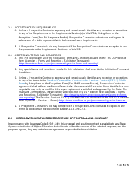 Form DH-24-0025 Invitation for Bid - 4 Chevrolet Trax Small Suv Vehicles Per Bid Specification Sheet - Arkansas, Page 5