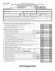 Document preview: Form IT-20NP (State Form 148) Indiana Nonprofit Organization Unrelated Business Income Tax Return - Indiana