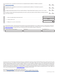 Form 5885 Ethanol Retailer and Distributor Tax Credit - Missouri, Page 2
