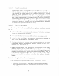 Order of the Secretary of the Pennsylvania Department of Health Requiring Universal Face Coverings - Pennsylvania, Page 3