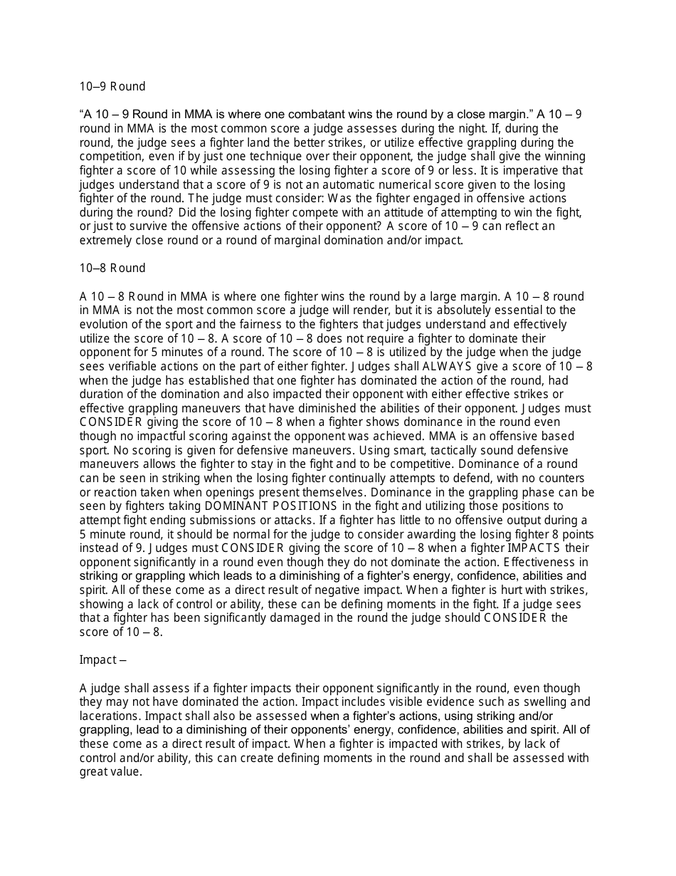 The Unified Rules of Mixed Martial Arts - Association of Boxing Commissions, Page 3