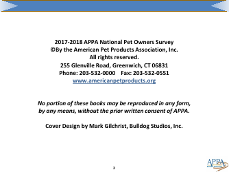 The 2017-2018 Appa National Pet Owners Survey Debut - American Pet Products Association, Page 2