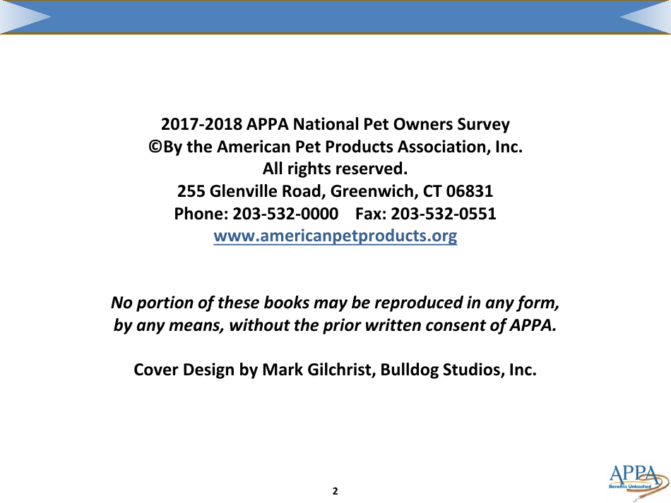 The 2017-2018 Appa National Pet Owners Survey Debut - American Pet Products Association, Page 2