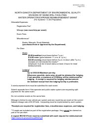 Form SFN53274 Operator Expense Reimbursement - North Dakota, Page 2