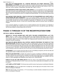 Instructions for Form LDSS-3174 New York State Recertification Form for Certain Benefits and Services - New York, Page 14