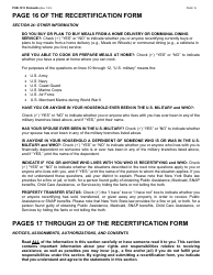 Instructions for Form LDSS-3174 New York State Recertification Form for Certain Benefits and Services - New York, Page 16