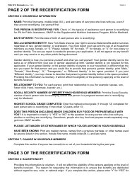 Instructions for Form LDSS-3174 New York State Recertification Form for Certain Benefits and Services - New York, Page 6