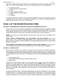 Instructions for Form LDSS-3174 New York State Recertification Form for Certain Benefits and Services - New York, Page 7