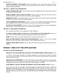 Instructions for Form LDSS-2921 New York State Application for Certain Benefits and Services - New York, Page 10