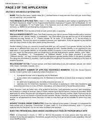 Instructions for Form LDSS-2921 New York State Application for Certain Benefits and Services - New York, Page 6
