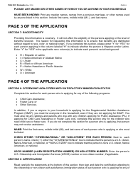 Instructions for Form LDSS-2921 New York State Application for Certain Benefits and Services - New York, Page 7