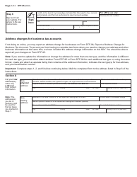 Form DTF-95 Business Tax Account Update - New York, Page 2